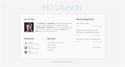 Desktop Screenshot of molawson.com
